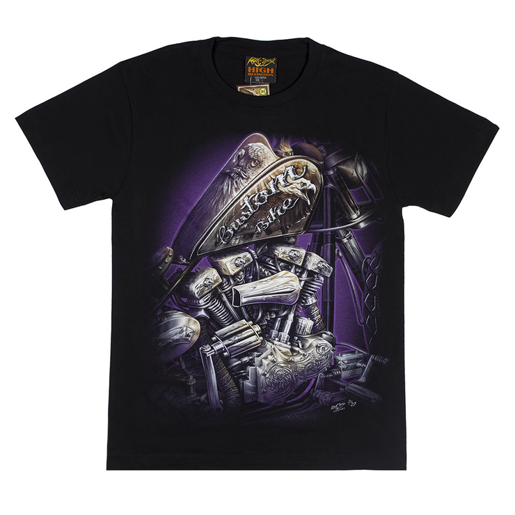 Футболка Custom Bike "Ride Free" (светится в темноте) Футболка Custom Bike "Ride Free" (светится в темноте)