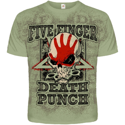 Футболка Five Finger Death Punch "Knucklehead" (olive t-shirt)