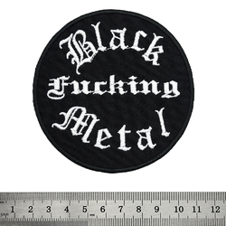 Нашивка Black Fucking Metal (PS-039)