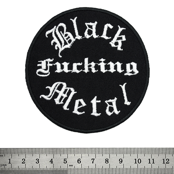 Нашивка Black Fucking Metal (PS-039) Нашивка Black Fucking Metal (PS-039)