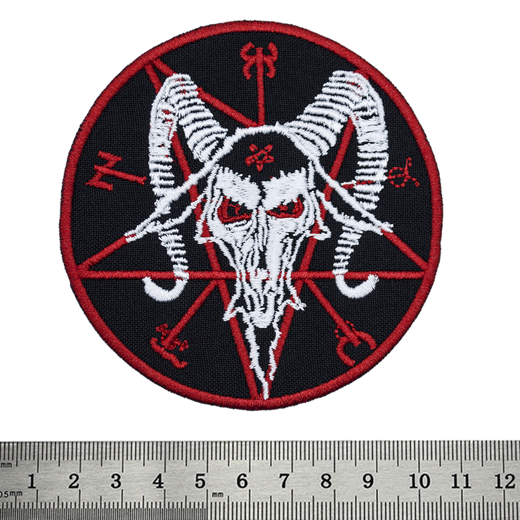 Нашивка Baphomet (red pentagram) (PS-044)