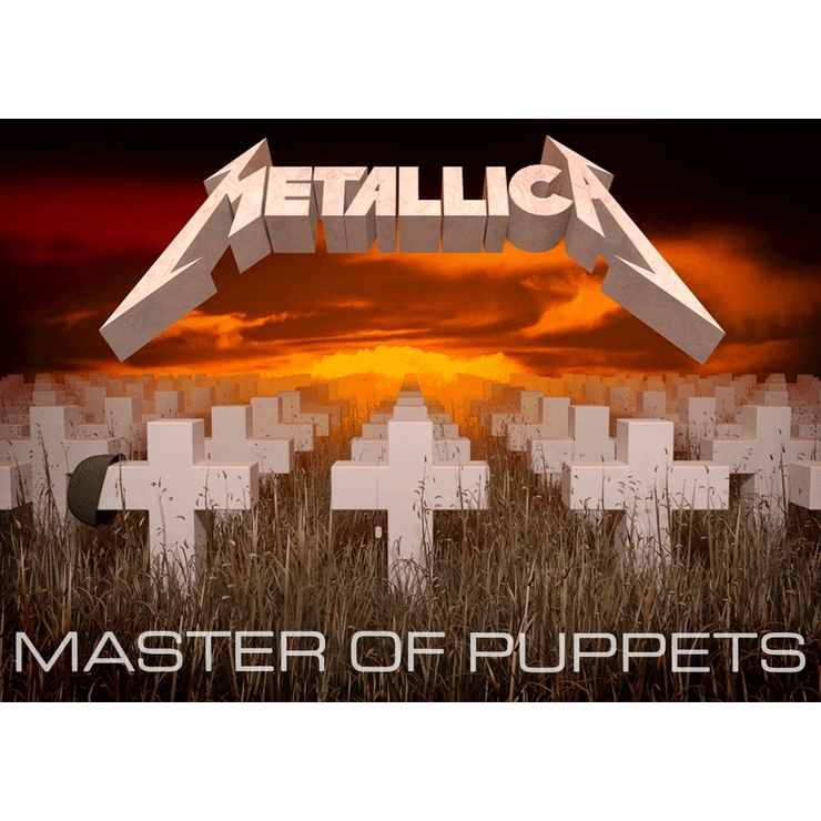 Плакат Metallica "Master of Puppets"