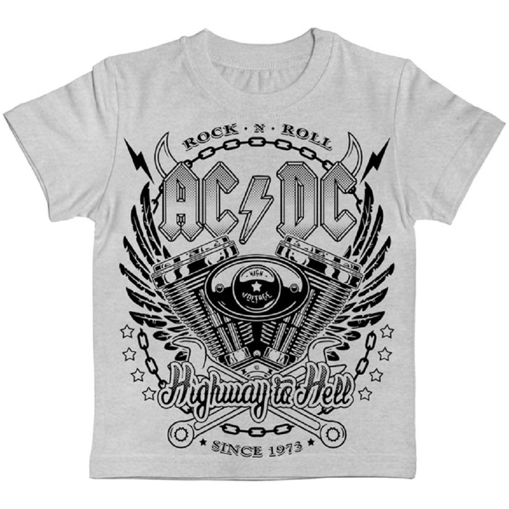 Дитяча футболка AC/DC (since 1973) меланж Дитяча футболка AC/DC (since 1973) меланж