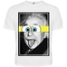 Біла футболка Urbanist Einstein Біла футболка Urbanist Einstein