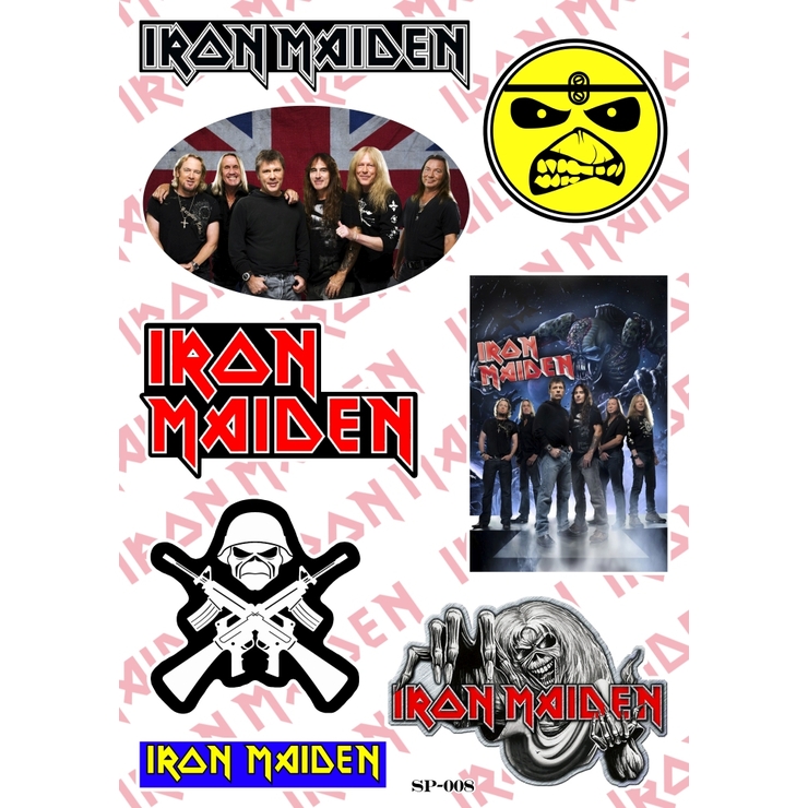 Стикерпак Iron Maiden (band) SP-008 Стикерпак Iron Maiden (band) SP-008
