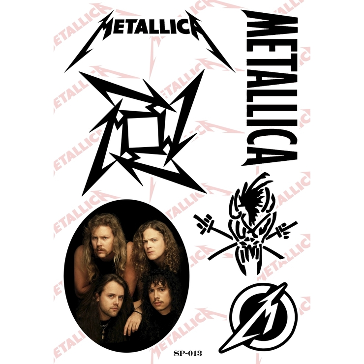 Стікерпак Metallica (Black) SP-013 Стікерпак Metallica (Black) SP-013