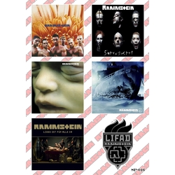 Стикерпак Rammstein (album covers) SP-016