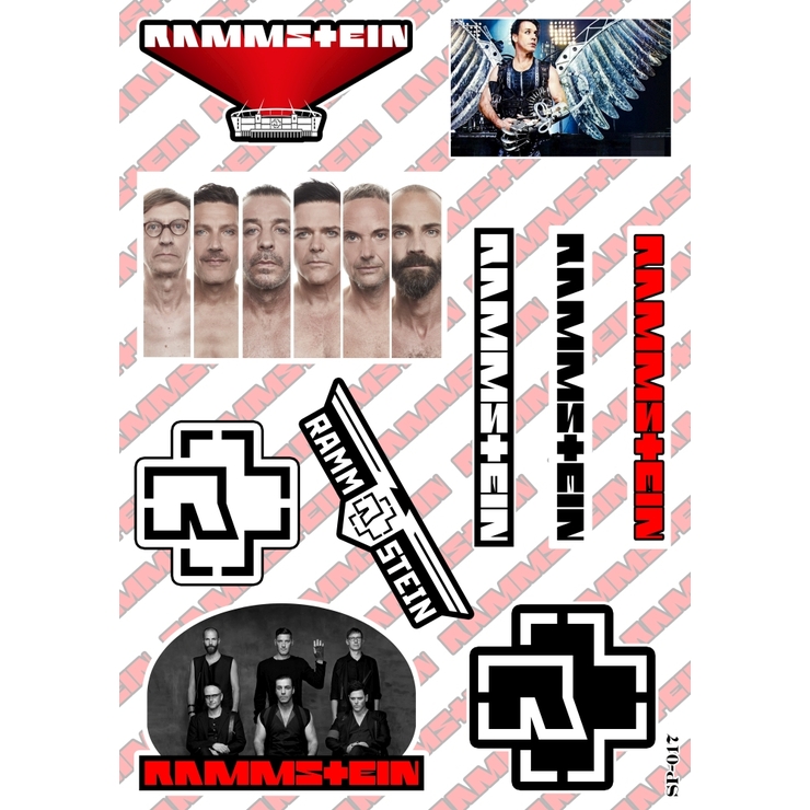 Стікерпак Rammstein (band) SP-017 Стікерпак Rammstein (band) SP-017