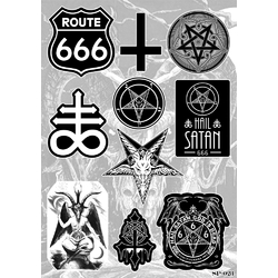 Стікерпак Occult Symbols (black & white) SP-023