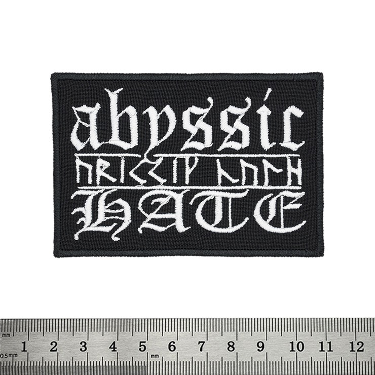 Нашивка Abyssic Hate (logo) (PS-061) Нашивка Abyssic Hate (logo) (PS-061)
