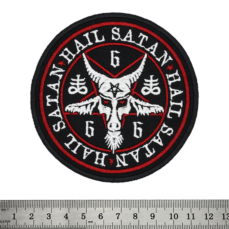 Нашивка Hail Satan (pentagram) Нашивка Hail Satan (pentagram)