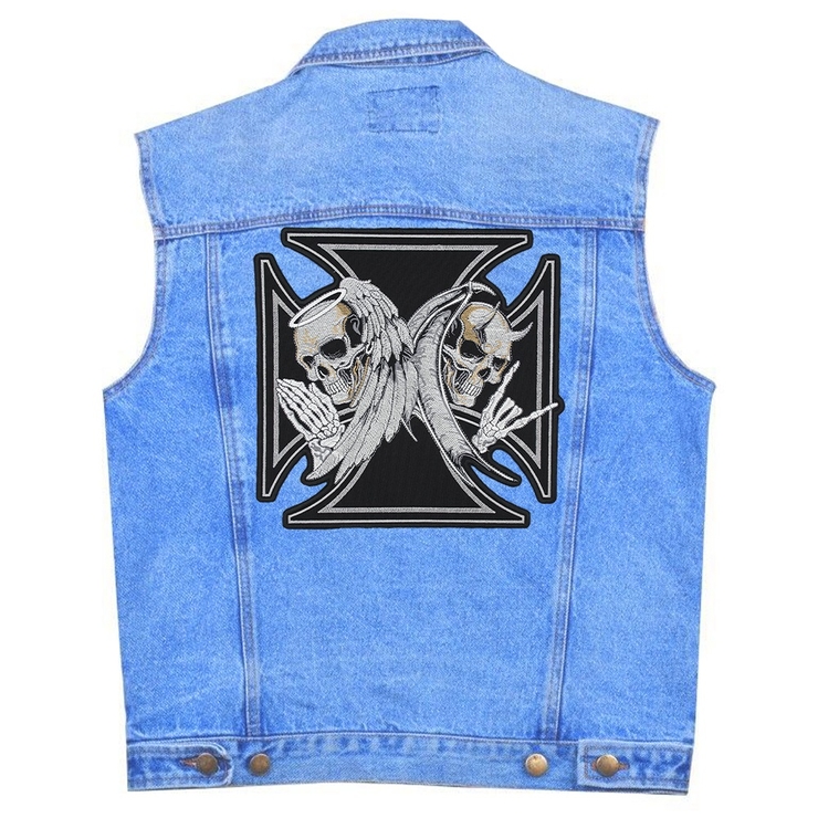 Нашивка наспинная Iron Cross (Angel and Demon)