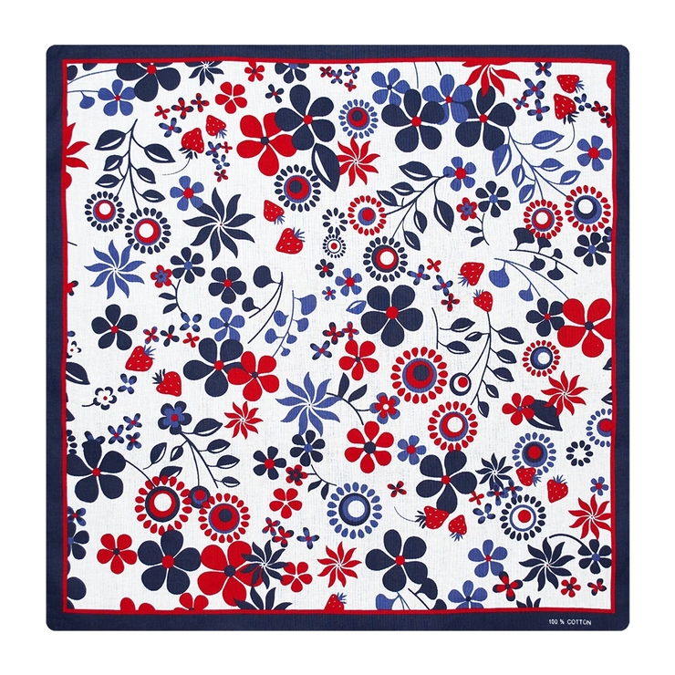 Бандана Квіти і полуниця Бандана Квіти і полуниця