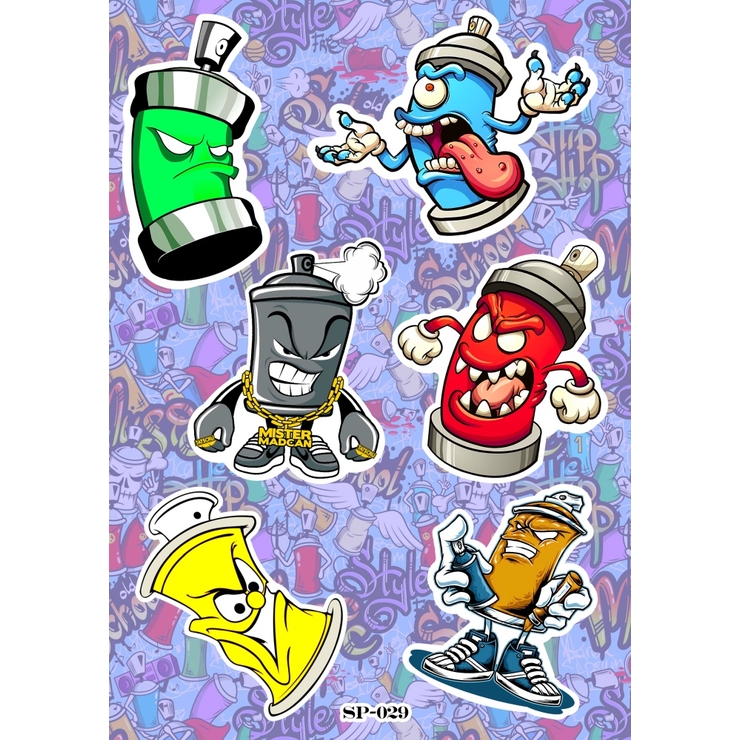 Стікерпак Graffiti SP-029 Стікерпак Graffiti SP-029