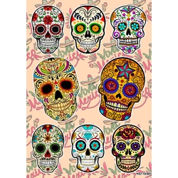 Стікерпак Mexican style Calavera skulls SP-030