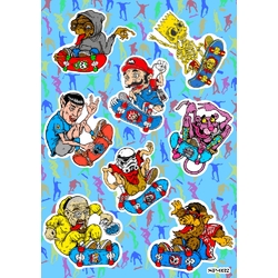 Стікерпак Skateboarding  SP-032