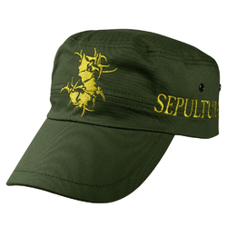 Кепка Sepultura (лого) олива