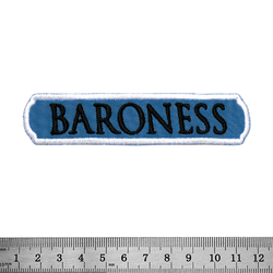Нашивка Baroness (blue) (PS-101) 