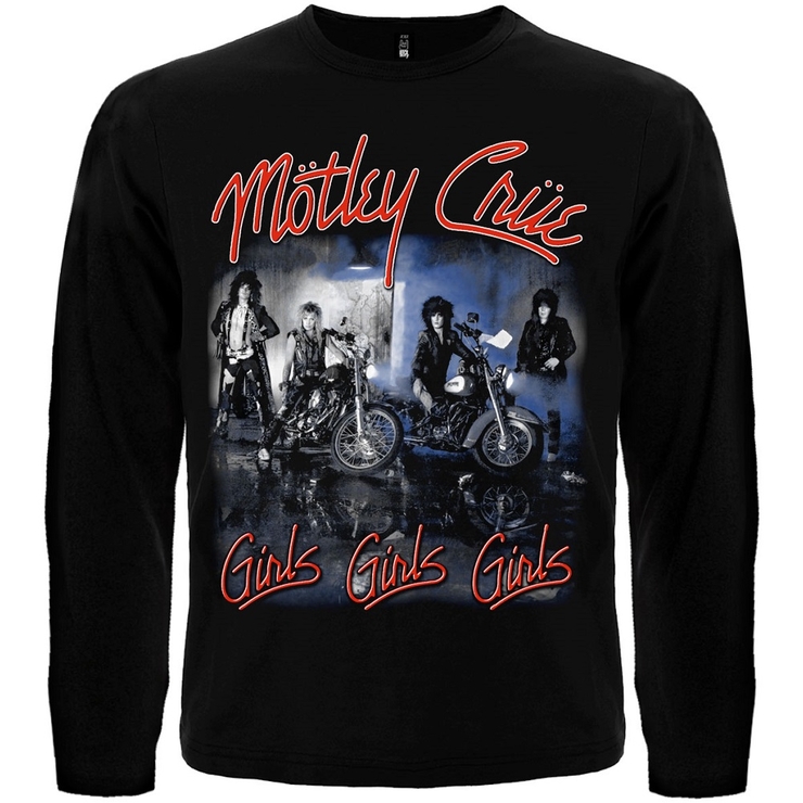 Футболка з довгим рукавом Motley Crue "Girls,Girls,Girls" Футболка з довгим рукавом Motley Crue "Girls,Girls,Girls"