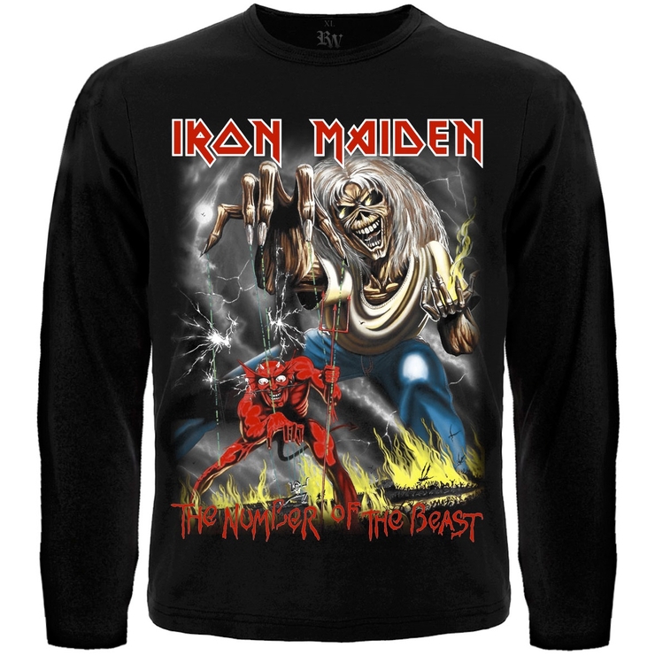 Футболка с длинным рукавом Iron Maiden "The Number of the Beast" Футболка с длинным рукавом Iron Maiden "The Number of the Beast"