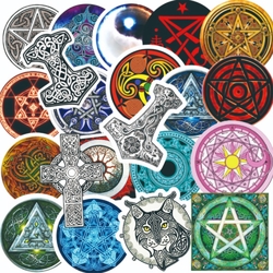 Набір стікерів Езотеричні символи (stk-017) 50 шт