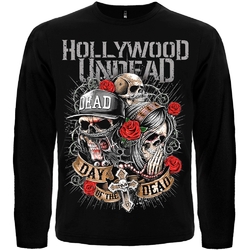 Футболка с длинным рукавом Hollywood Undead "Day Of The Dead" (skulls)