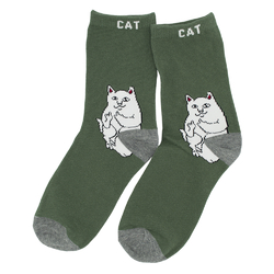 Шкарпетки Cat (зелені) (р.36-41)