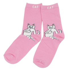Носки Cat (розовые) (р.36-41)