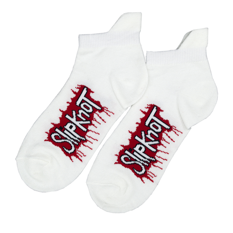 Шкарпетки Slipknot logo білі р.36-45 (th)