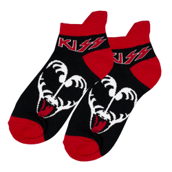 Шкарпетки Kiss (чорні з червоним) р.36-45 (th)