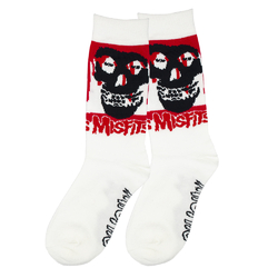 Носки длинные Misfits (белые) р.36-45 (th)