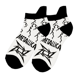 Носки Metallica logo (белые) р.36-45 (th)