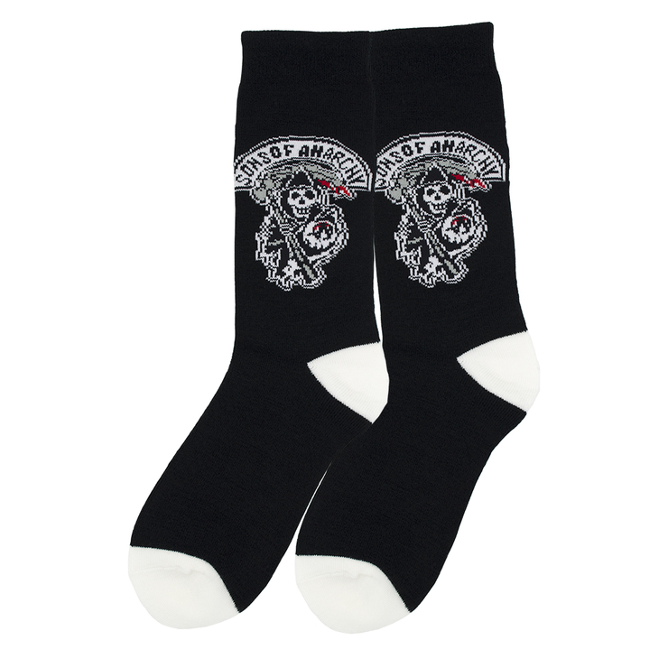 Носки длинные Sons Of Anarchy (черные) р.36-45 (th)