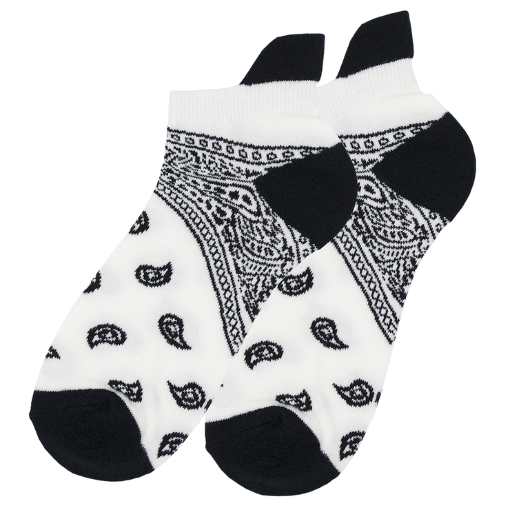 Носки Бандана турецкий огурец (белые) р.36-45 (th)