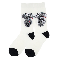 Носки длинные Sons Of Anarchy (белые) р.36-45 (th)