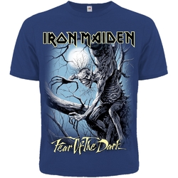 Футболка Iron Maiden "Fear Of The Dark" (синяя футболка)
