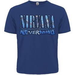Футболка Nirvana "Nevermind" (синяя футболка)
