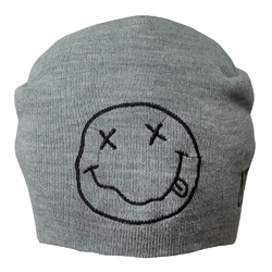 Шапка з вишивкою Nirvana сіра