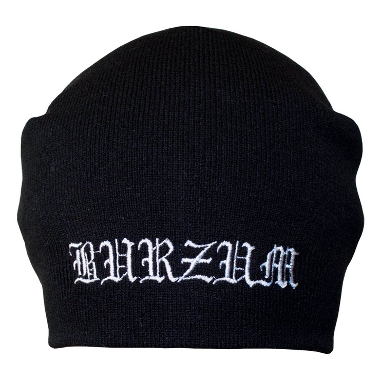 Шапка с вышивкой Burzum черная