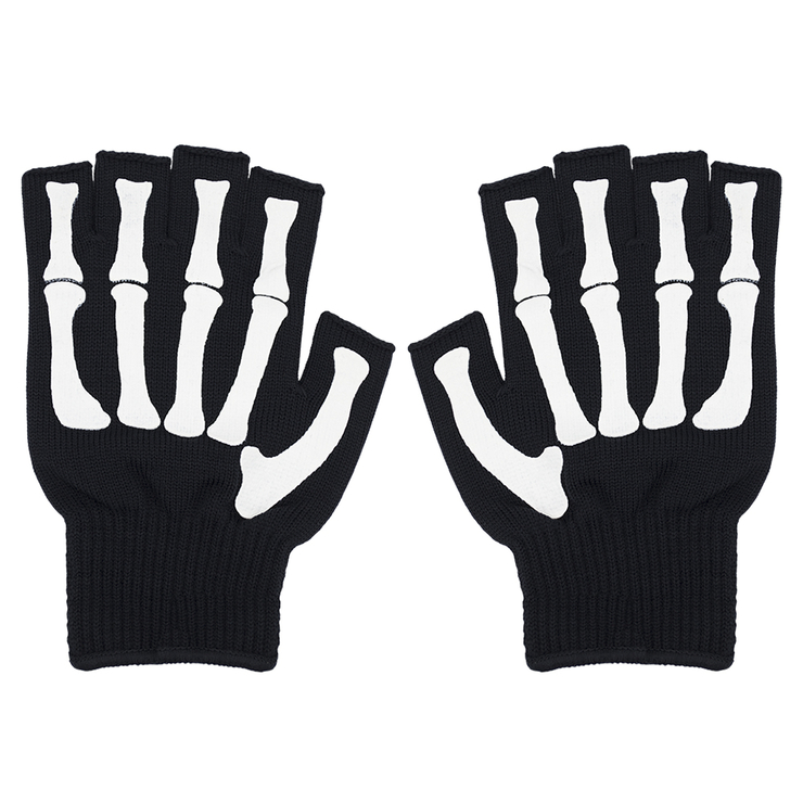 Перчатки Кисть скелета (белый)