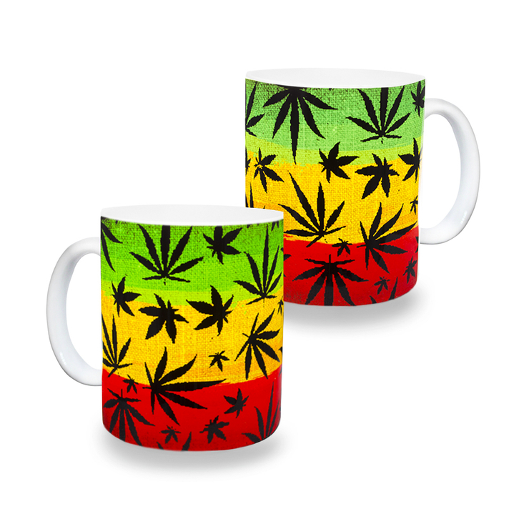 Чашка Cannabis (black leaves) Чашка Cannabis (black leaves)