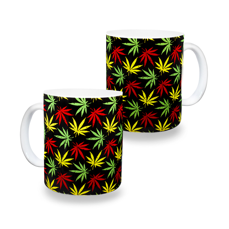 Чашка Cannabis (colored leaves) Чашка Cannabis (colored leaves)