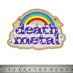 Нашивка Death Metal (rainbow)