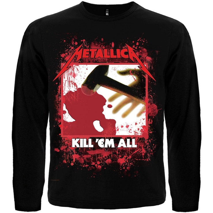 Футболка з довгим рукавом Metallica "Kill’em All" Футболка з довгим рукавом Metallica "Kill’em All"