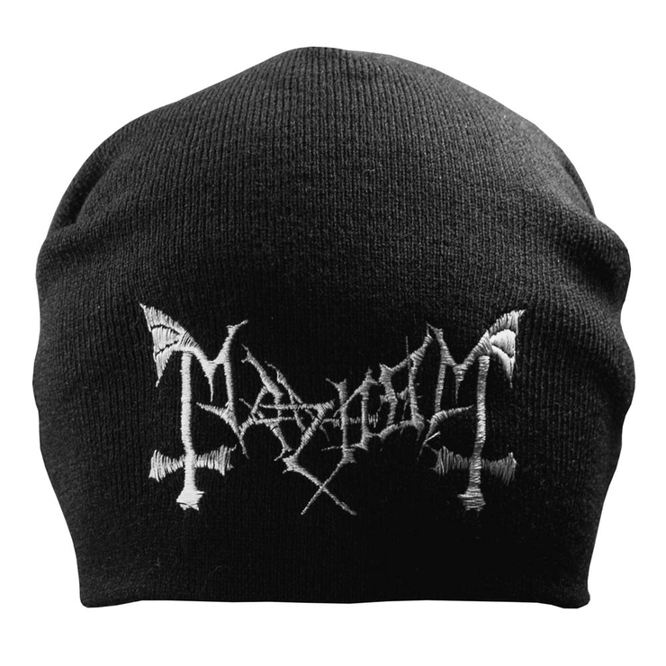Шапка з вишивкою Mayhem чорна