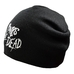 Шапка с вышивкой Punk’s Not Dead черная
