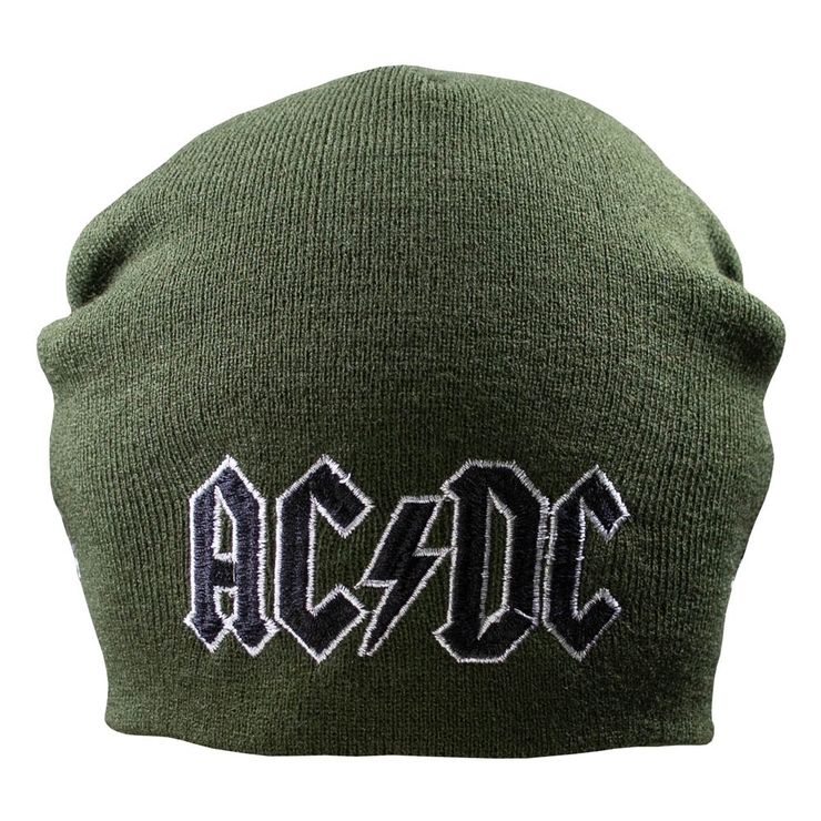 Шапка з вишивкою AC/DC (logo) олива Шапка з вишивкою AC/DC (logo) олива