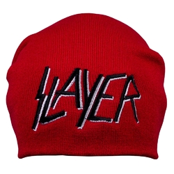 Шапка с вышивкой Slayer, красная