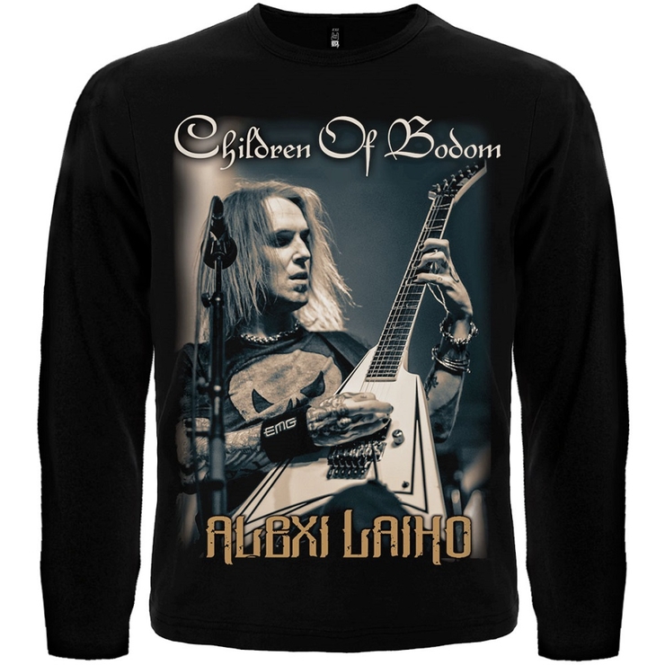 Футболка с длинным рукавом Alexi Laiho (Children Of Bodom) Футболка с длинным рукавом Alexi Laiho (Children Of Bodom)