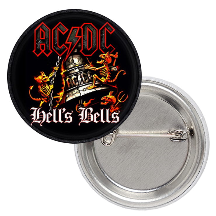 Значок AC/DC "Hells Bells" Значок AC/DC "Hells Bells"